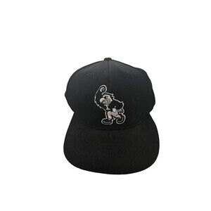 Captivating Men's Headwear Black Baseball Style Hat Cotton Blend Cap Strap Back